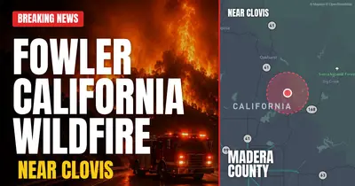 California wildfire reported in Madera County