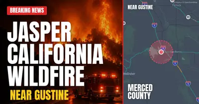 California wildfire reported in Merced County
