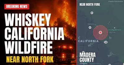 California wildfire reported in Madera County