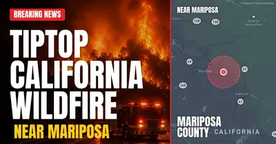 California wildfire reported in Mariposa County