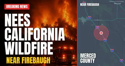 California wildfire reported in Merced County