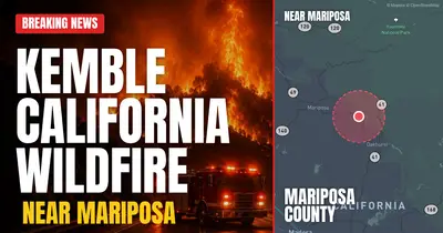 California wildfire reported in Mariposa County