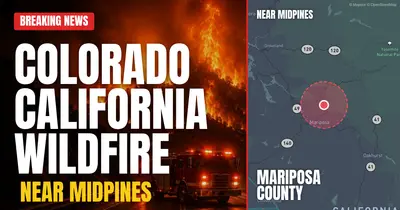 California wildfire reported in Mariposa County