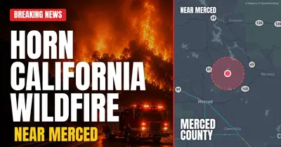 California wildfire reported in Merced County