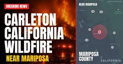 California wildfire reported in Mariposa County