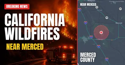 California wildfire reported in Merced County
