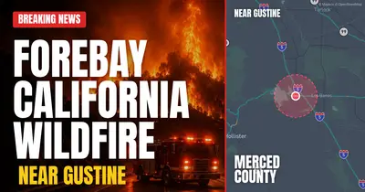 California wildfire reported in Merced County