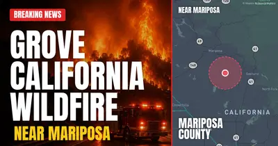 California wildfire reported in Mariposa County