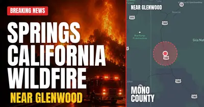 California wildfire reported in Mono County