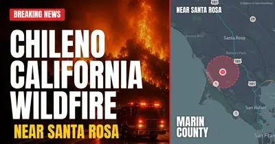 California wildfire reported in Marin County