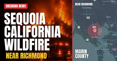 California wildfire reported in Marin County