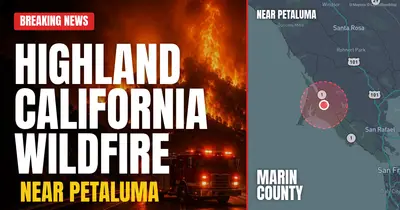 California wildfire reported in Marin County