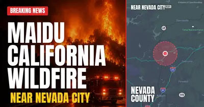California wildfire reported in Nevada County