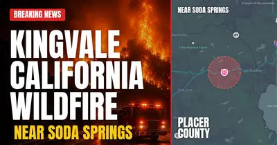 California wildfire reported in Placer County