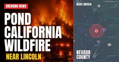 California wildfire reported in Nevada County
