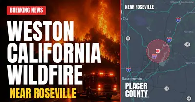 California wildfire reported in Placer County