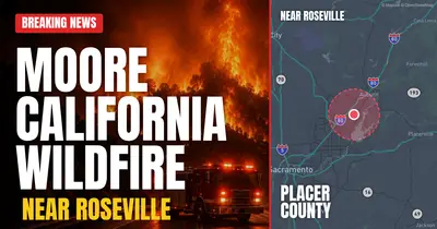 California wildfire reported in Placer County