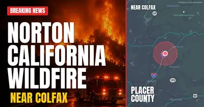 California wildfire reported in Placer County