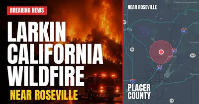California wildfire reported in Placer County