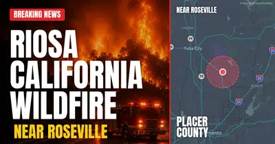 California wildfire reported in Placer County