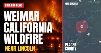 California wildfire reported in Placer County
