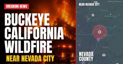 California wildfire reported in Nevada County