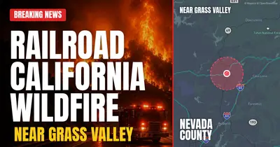 California wildfire reported in Nevada County