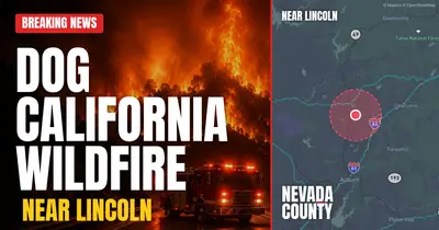 California wildfire reported in Nevada County