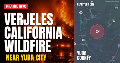 California wildfire reported in Yuba County