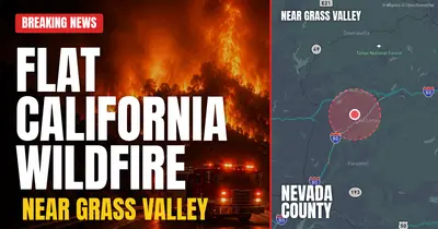 California wildfire reported in Nevada County