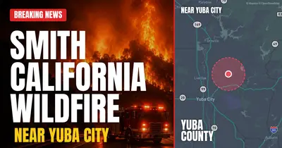 California wildfire reported in Yuba County