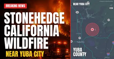 California wildfire reported in Yuba County