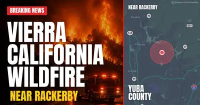 California wildfire reported in Yuba County