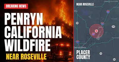 California wildfire reported in Placer County