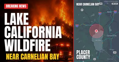 California wildfire reported in Placer County