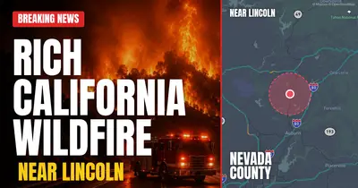 California wildfire reported in Nevada County