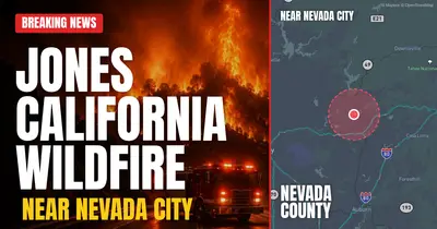 California wildfire reported in Nevada County
