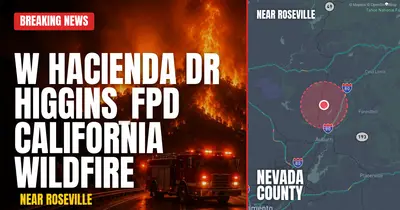 California wildfire reported in Nevada County