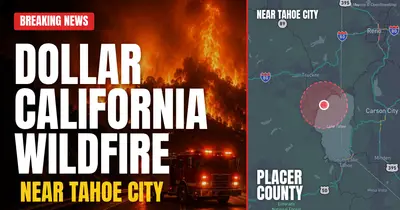 California wildfire reported in Placer County