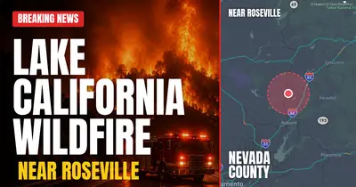 California wildfire reported in Nevada County