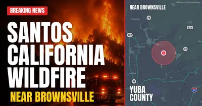 California wildfire reported in Yuba County