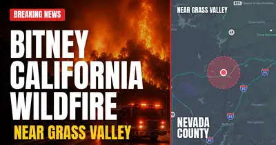 California wildfire reported in Nevada County