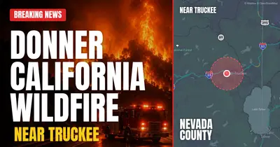 California wildfire reported in Nevada County