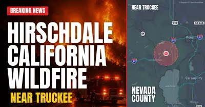 California wildfire reported in Nevada County