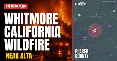 California wildfire reported in Placer County
