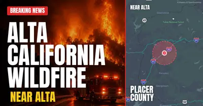 California wildfire reported in Placer County