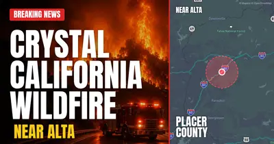California wildfire reported in Placer County