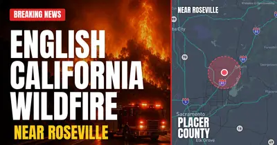 California wildfire reported in Placer County