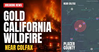 California wildfire reported in Placer County