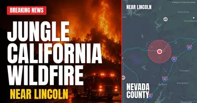 California wildfire reported in Nevada County